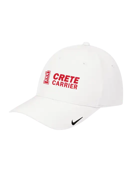 Nike White Dri-FIT Legacy Cap w/Crete Carrier Logo