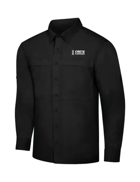 Black Long Sleeve UV Daybreak Shirt w/Crete Carrier Logo