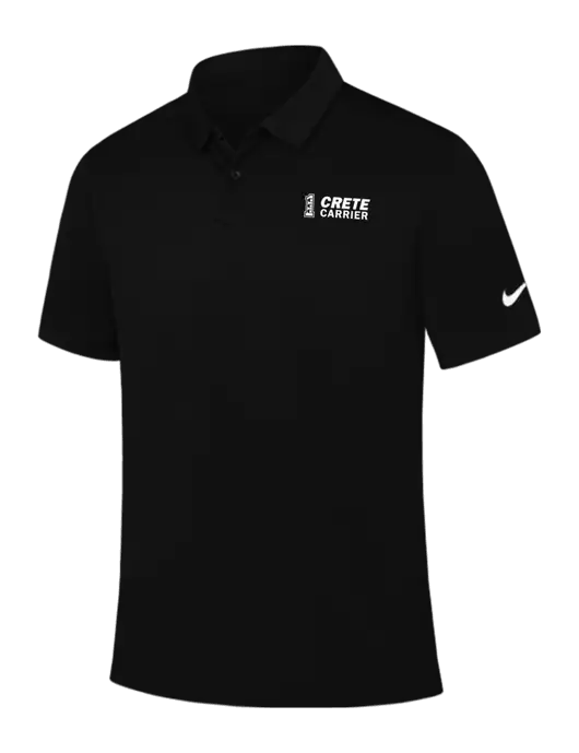 Nike Black Dry Essential Solid Polo w/Crete Carrier Logo