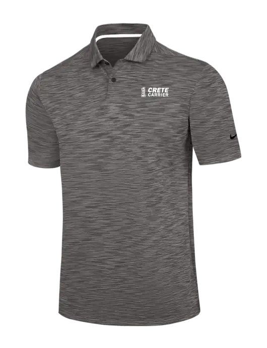 Nike Dark Grey Dri-FIT Vapor Space Dyed Polo w/Crete Carrier Logo
