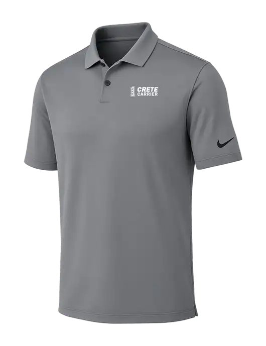 Nike Medium Grey Dri-FIT Vapor Polo w/Crete Carrier Logo