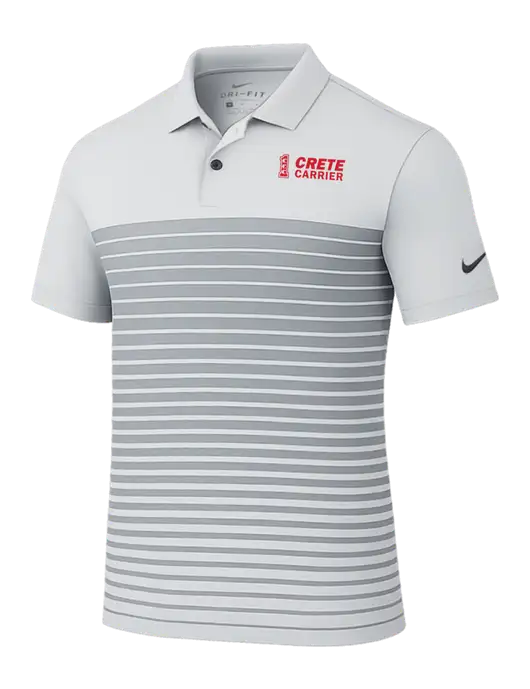 Nike Light Grey Dri-FIT Vapor Block Polo w/Crete Carrier Logo
