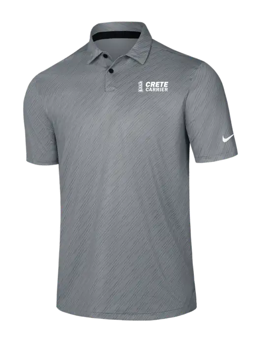 Nike Medium Grey Vapor Dash Polo w/Crete Carrier Logo