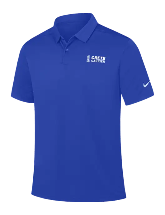 Nike Dark Royal Dry Essential Solid Polo w/Crete Carrier Logo