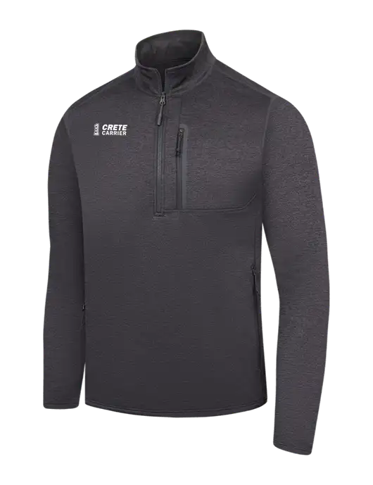 The North Face Dark Grey Heather Skyline 1/2-Zip Fleece w/Crete Carrier Logo