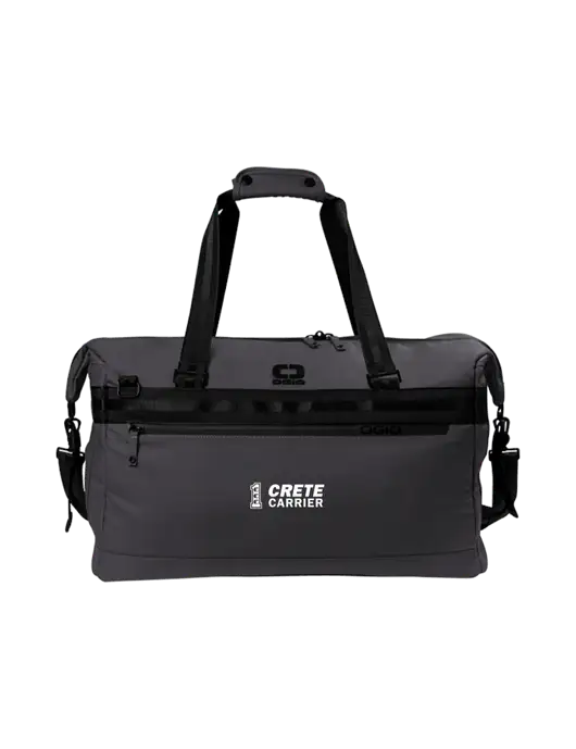 OGIO Very Dark Grey Commuter Duffel w/Crete Carrier Logo