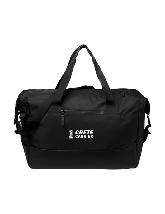 Mercer+Mettle Black Weekender Duffel w/Crete Carrier Logo