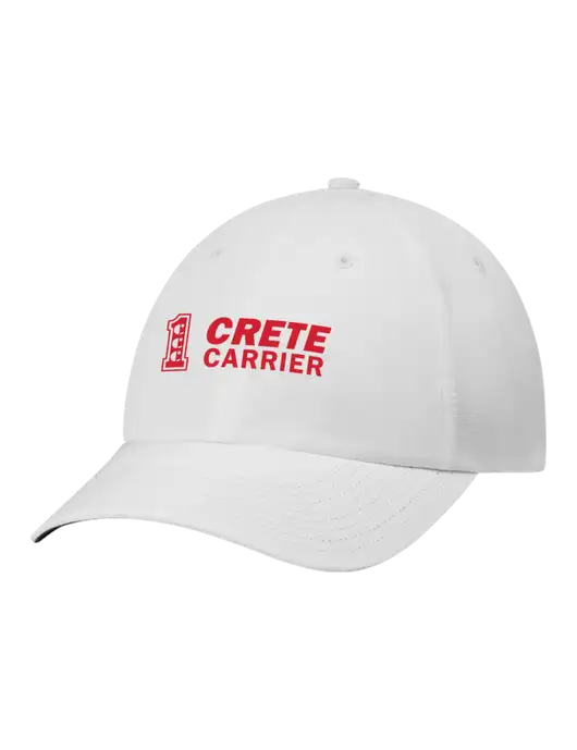 Richardson Relaxed Performance Lite White Cap w/Crete Carrier Logo