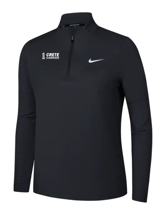 Nike Black Womens Dri-FIT Element 1/2-Zip Pullover w/Crete Carrier Logo