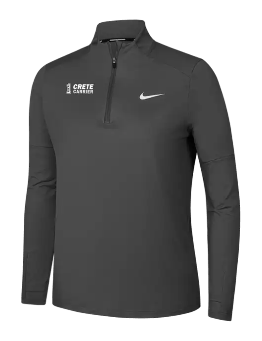Nike Dark Grey Womens Dri-FIT Element 1/2-Zip Pullover w/Crete Carrier Logo