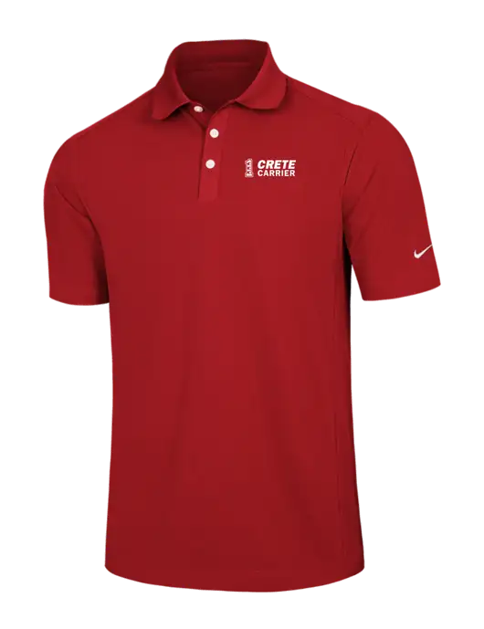 Nike Red Dri-FIT Classic Polo w/Crete Carrier Logo