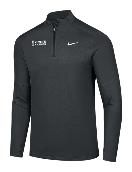 Nike Dark Grey Dri-FIT Element 1/2-Zip Pullover w/Crete Carrier Logo