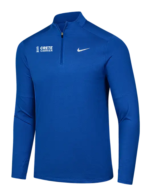 Nike Royal Dri-FIT Element 1/2-Zip Pullover w/Crete Carrier Logo