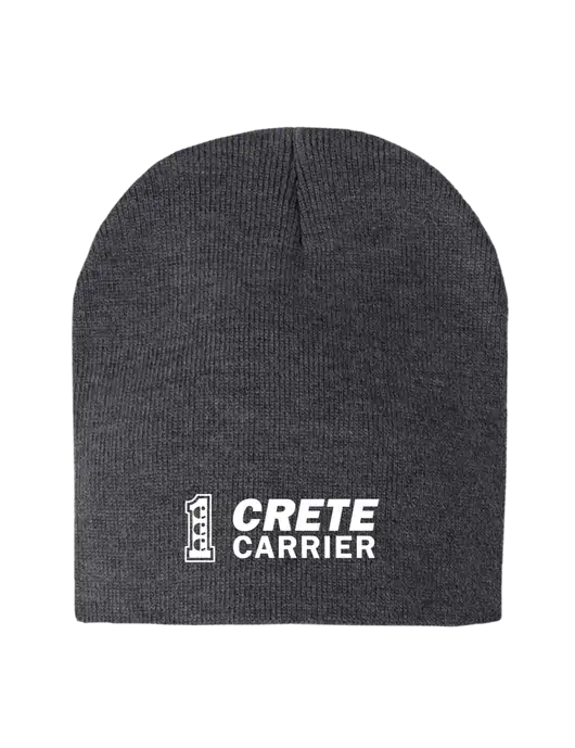 Charcoal Heather Element Knit Beanie w/Crete Carrier Logo