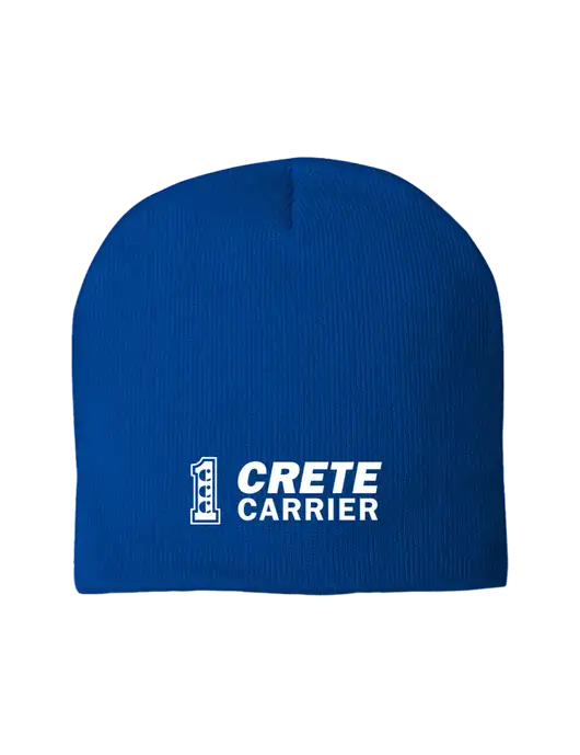 Solid Royal Element Knit Beanie w/Crete Carrier Logo