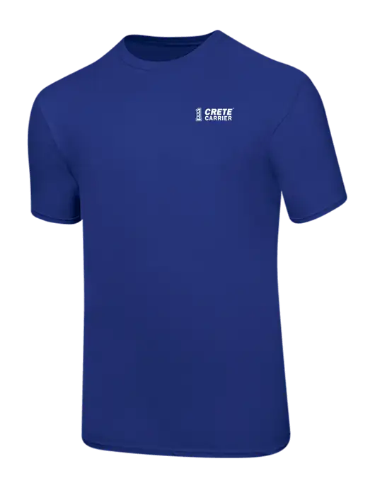 Ring Spun Royal 4.5 oz T-Shirt w/Crete Carrier Logo