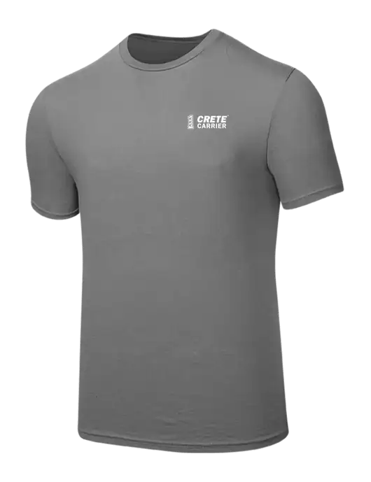 Seriously Soft Medium Grey T-Shirt w/Crete Carrier Logo