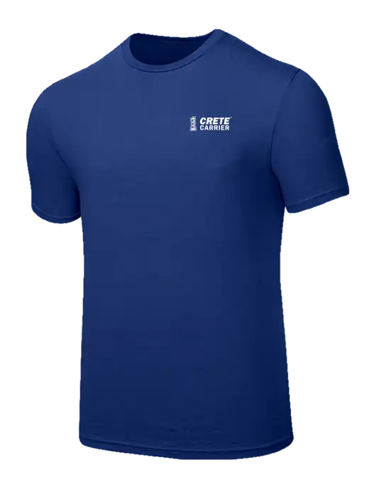 Seriously Soft Dark Royal T-Shirt w/Crete Carrier Logo