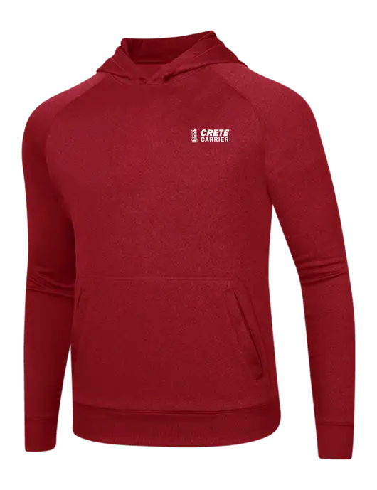 Tech True Red Fleece Hooded Sweatshirt w/Crete Carrier Logo