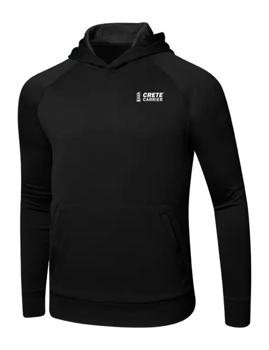 Tech Black Fleece Hooded Sweatshirt w/Crete Carrier Logo