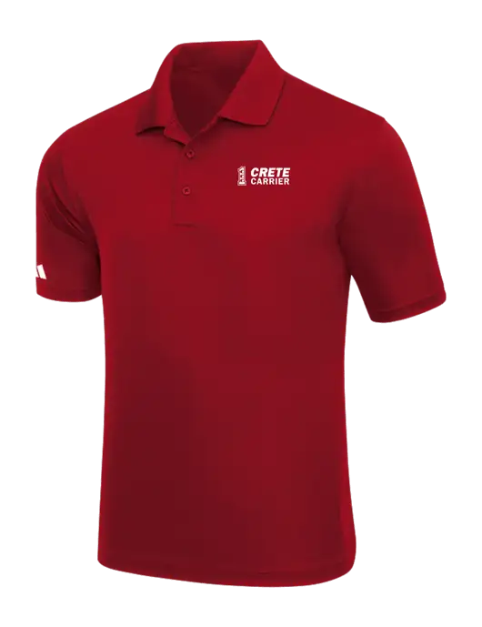 Adidas Red Basic Sport Polo w/Crete Carrier Logo