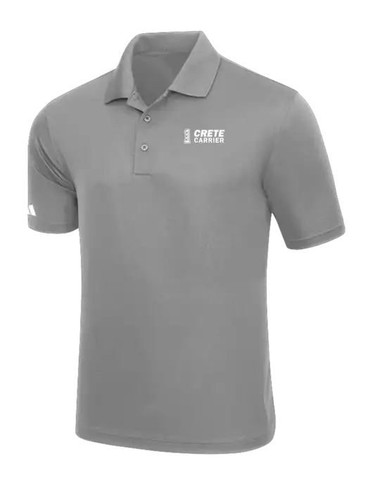 Adidas Light Grey Basic Sport Polo w/Crete Carrier Logo