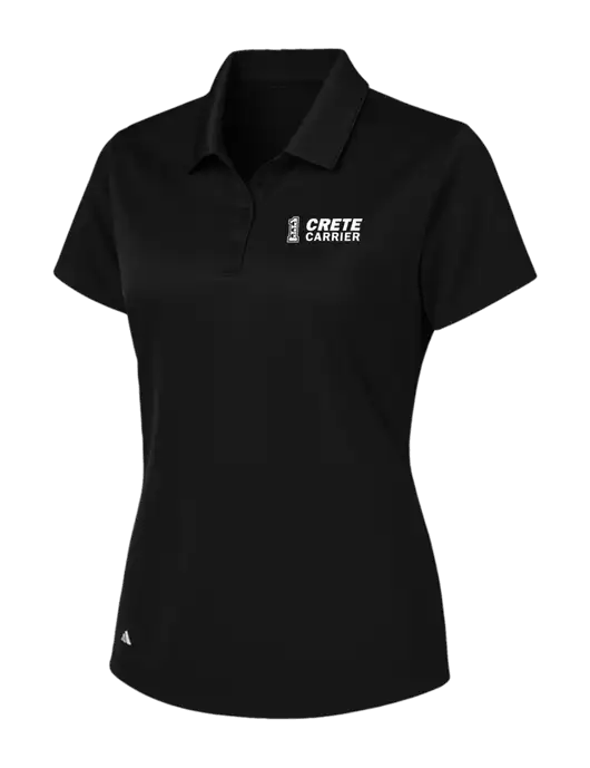 Adidas Black Womens Basic Sport Polo w/Crete Carrier Logo