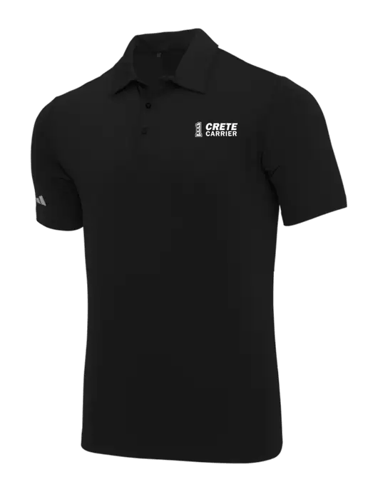Adidas Black Ultimate Solid Polo w/Crete Carrier Logo