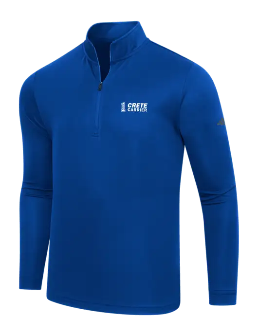 Adidas Royal Lightweight Quarter Zip Pullover w/Crete Carrier Logo