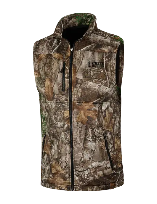 Russell Outdoors Realtree Edge Camo Atlas Soft Shell Vest w/Crete Carrier Logo