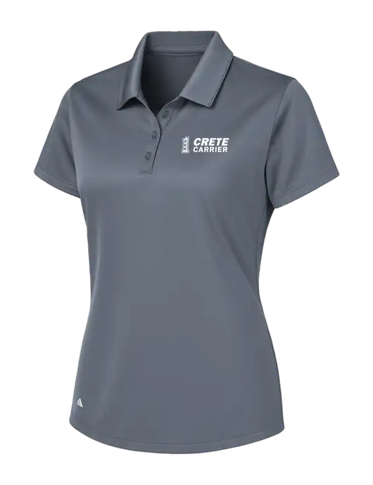 Adidas Medium Grey Womens Basic Sport Polo w/Crete Carrier Logo