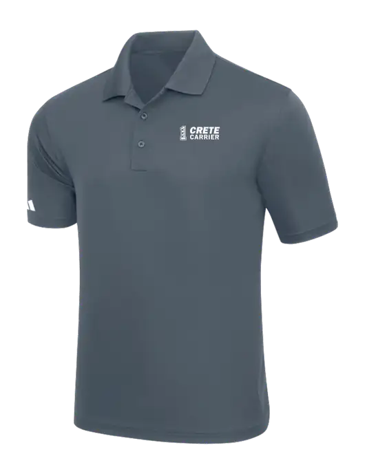 Adidas Medium Grey Basic Sport Polo w/Crete Carrier Logo