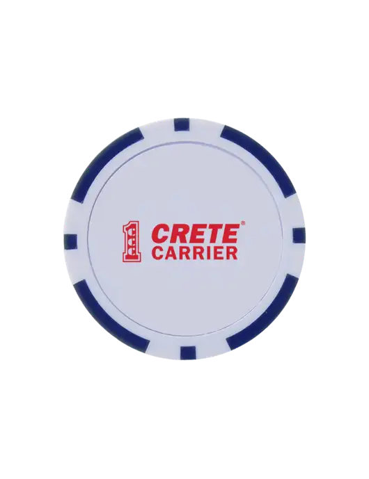Dark Royal Poker Chip Ball Marker w/Crete Carrier Logo