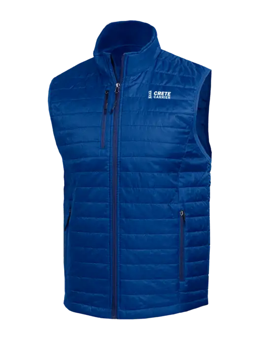 Packable Royal Puffy Vest w/Crete Carrier Logo
