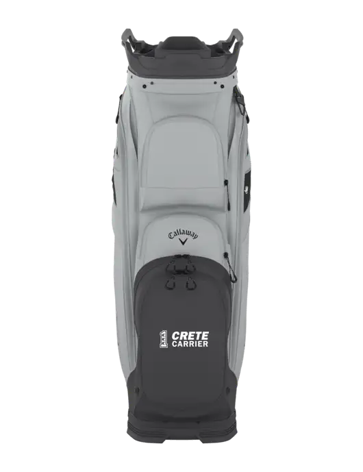 Callaway Org 14 Light Grey Golf Bag  w/Crete Carrier Logo