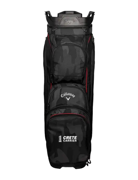 Callaway Org 14 Black Camo/Red Trim Golf Bag  w/Crete Carrier Logo