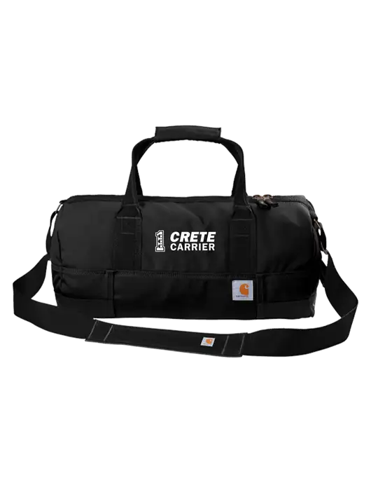 Carhartt Black Foundry Series 20” Duffel w/Crete Carrier Logo