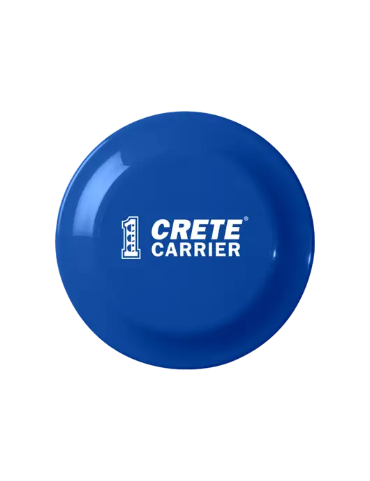 Fun Dark Royal Blue Flying Disc w/Crete Carrier Logo