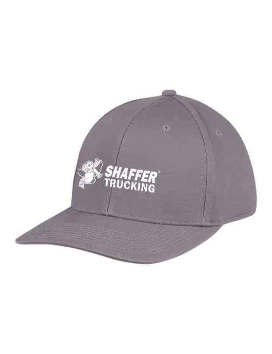 Premium Modern Structured Twill Charcoal Snapback Cap w/Shaffer Trucking Logo