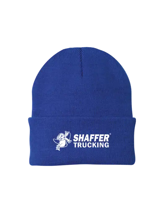 Royal Knit Cap w/Shaffer Trucking Logo