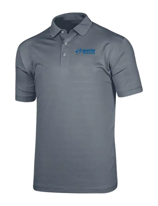 Callaway Vibrant Light Grey Ventilated Polo w/Shaffer Trucking Logo