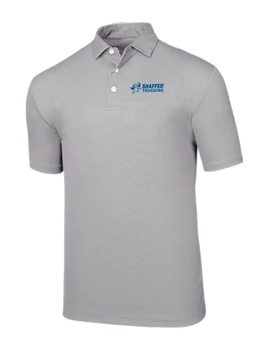 Callaway Birdseye Light Grey Polo w/Shaffer Trucking Logo