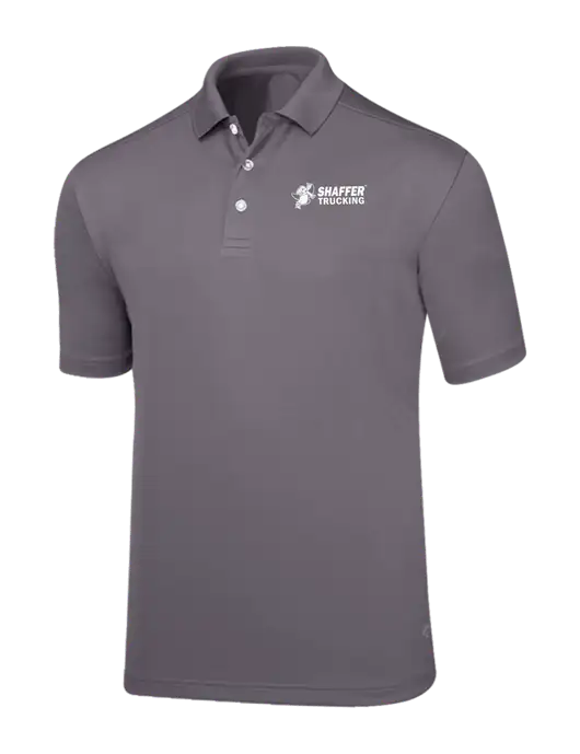 Callaway Core Medium Grey Performance Polo w/Shaffer Trucking Logo
