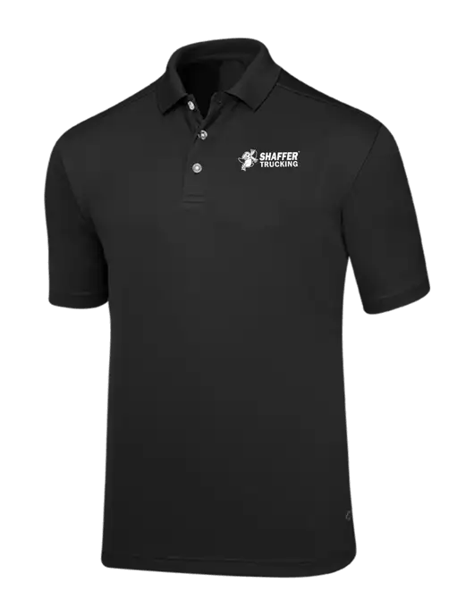 Callaway Core Black Performance Polo w/Shaffer Trucking Logo
