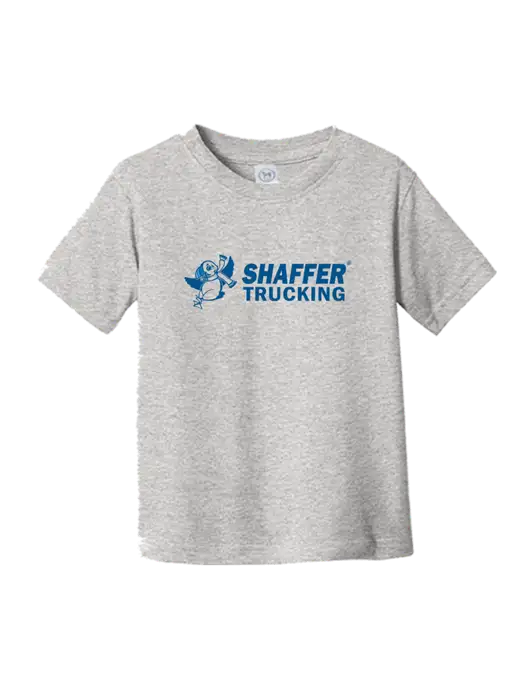 Rabbit Skins Light Grey Heather Toddler Fine Jersey Tee w/Shaffer Trucking Logo