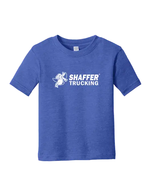 Rabbit Skins Vintage Royal Toddler Fine Jersey Tee w/Shaffer Trucking Logo