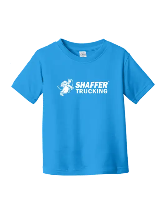 Rabbit Skins Cobalt Toddler Fine Jersey Tee w/Shaffer Trucking Logo
