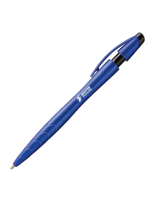 Awali Blue Metallic Pen - Black Ink w/Shaffer Trucking Logo