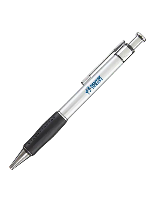 Malta Silver Pen - Black Ink w/Shaffer Trucking Logo