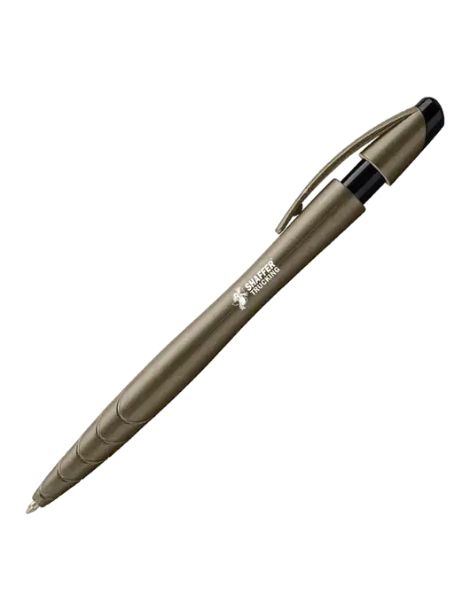 Awali Grey Metallic Pen - Black Ink w/Shaffer Trucking Logo